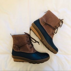 Sperry Saltwater Duck Boot Tide navy